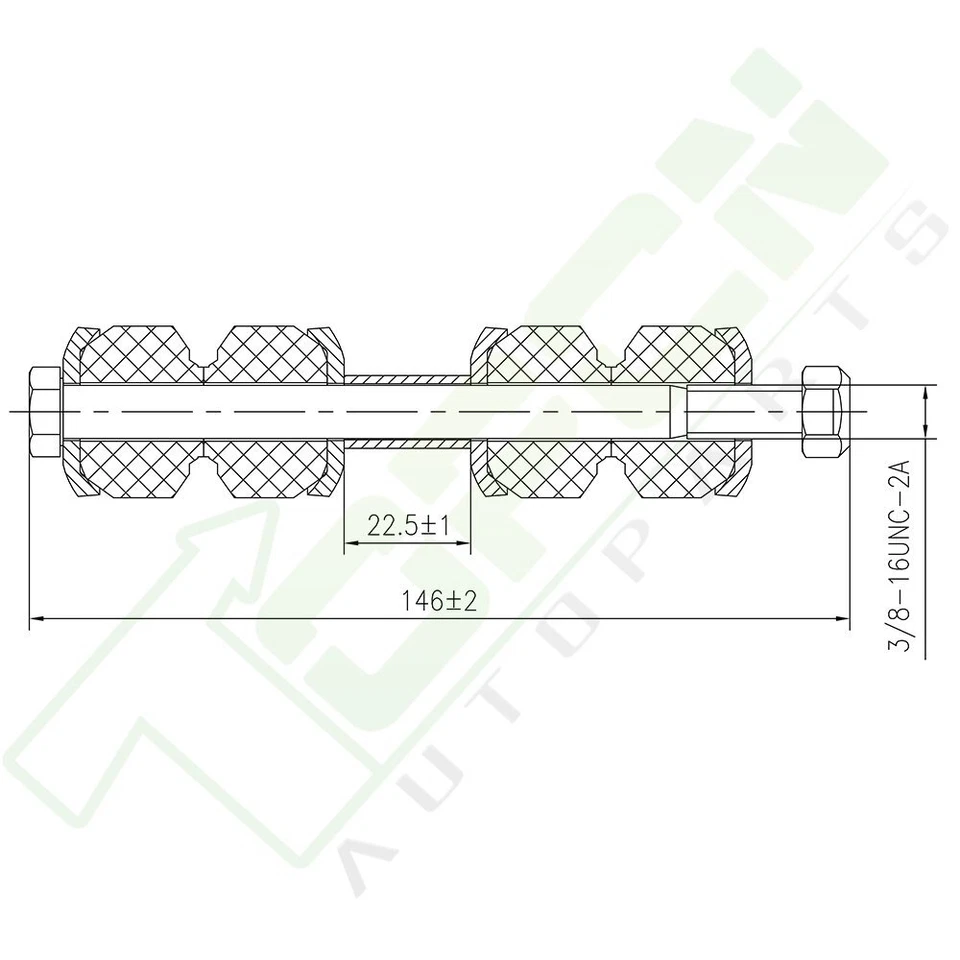 6pcs Outer Inner Tie Rod End Sway Bar Links For 2005 2006 Chevrolet Uplander AWD - Image 3 of 4