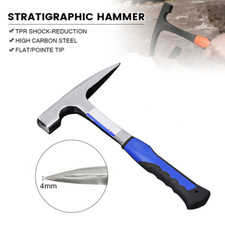 Geological Hammer Brick Rock Pick Geology Prospecting Mining Sharp Tip Hand Tool