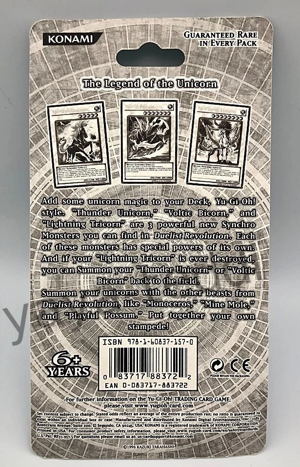 YuGiOh TCG Duelist Revolution Blister Booster Pack - 1st Edition Factory Sealed - Image 2 of 2
