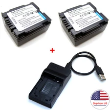 Battery /Charger For Panasonic NV-GS320 NV-GS328 PV-GS19 PV-GS29 PV-GS31 PV-GS32