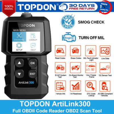 Topdon ArtiLink300 Profi KFZ OBD2 Diagnosegerät Auto Scanner Fehler Auslesegerät