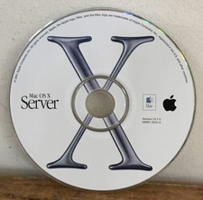 Vintage 2001 Apple Macintosh Mac OS X Server Disc Version 10.1.5