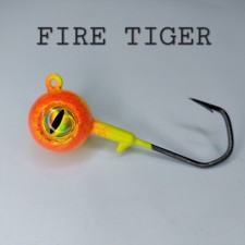 Big Eye Ball Jigs, 3pk , Fluke, Flounder, Striper, Rattle, Gulp jigs, Bluefish