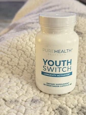 YOUTH SWITCH Longevity Activator PureHealth Research (60 Vegetarian Capsules)