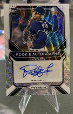 Luis Patino /50 ROOKIE AUTOGRAPHS WHITE WAVE PRIZM - Tampa Bay Rays Auto 2021