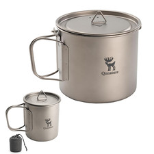 Qunature Titan Becher Camping Topf 375ml/1100...