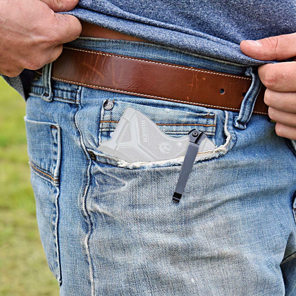 ClipDraw Gun Clip, Low Profile Slim Concealed Carry Easy Install