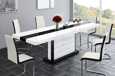 Design Esstisch Tisch HE-555 Weiß