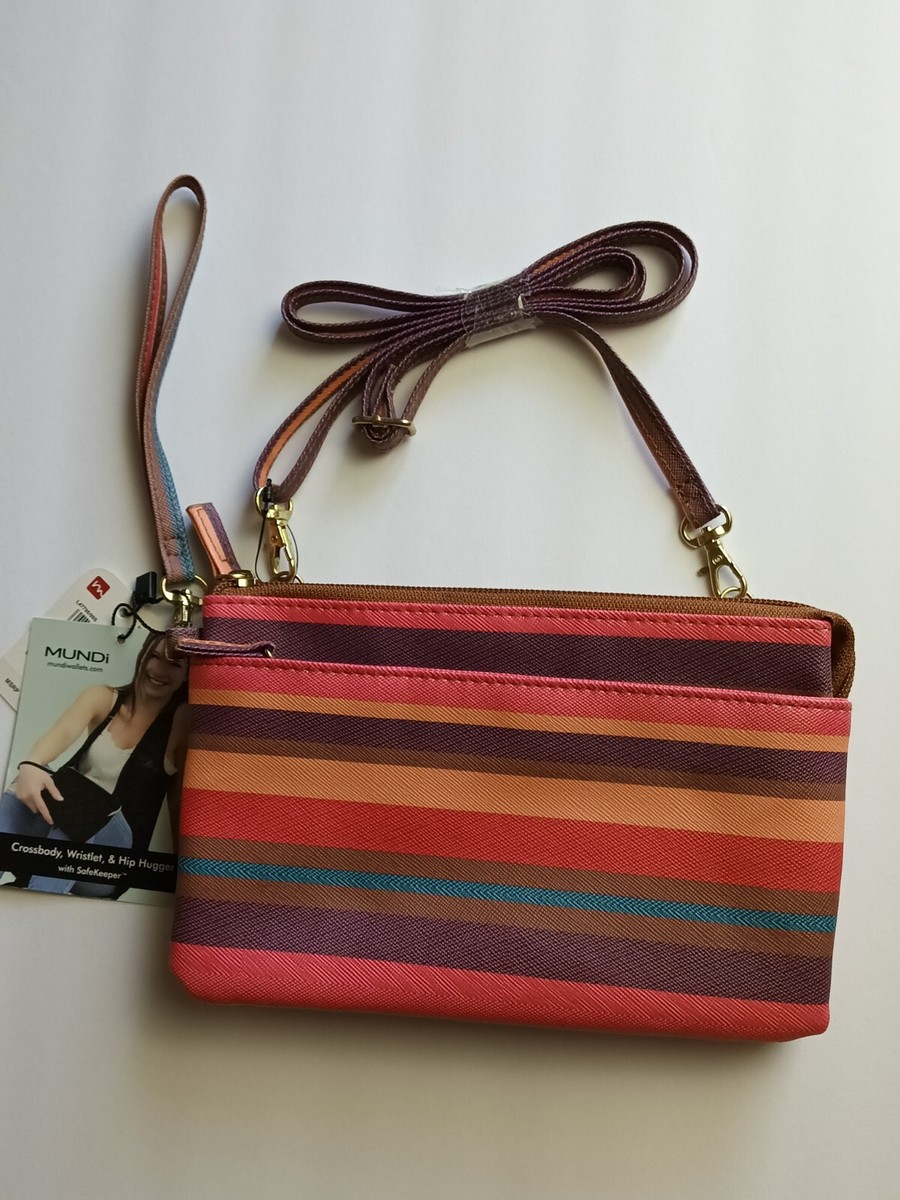 Mundi Brady Crossbody Wristlet Belt Bag Santa Fe Stripe