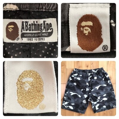 Glow in the dark BAPE City camo shorts Black A Bathing Ape Size M