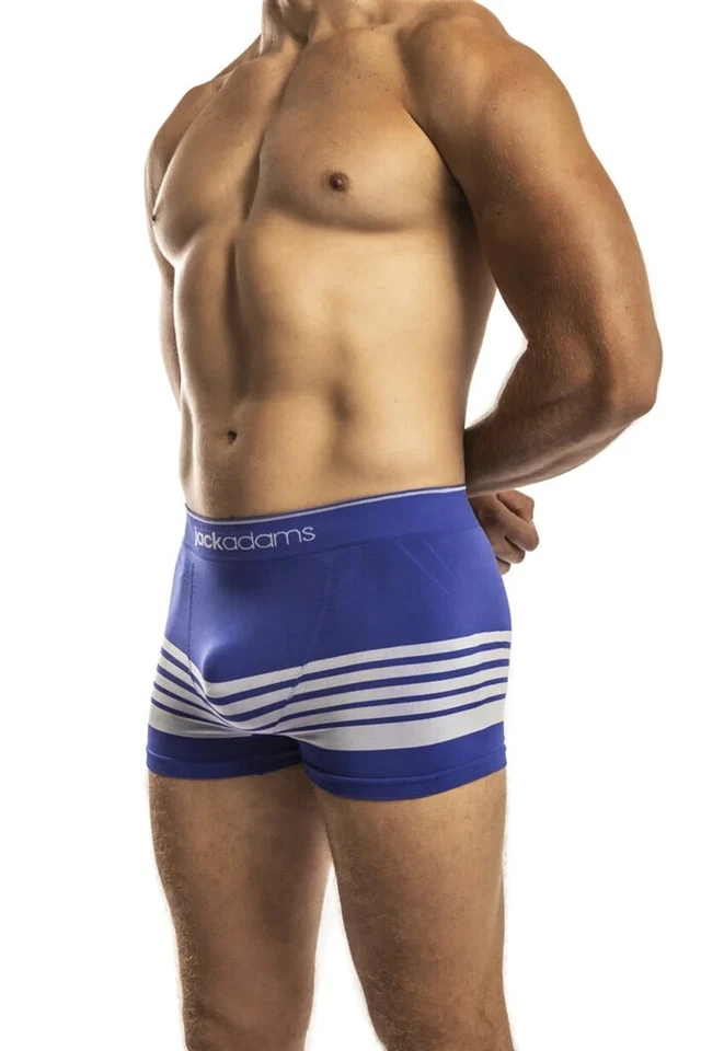 Jack Adams BodyFlex Boxer Brief, Royal White, Size X-Large (XL) - Image 2 of 3
