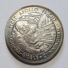 .684 oz 925 Silver Round - Men Space - 1st Apollo Flight - Danbury Mint - F6990