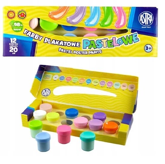 5901137205373 Пастельный порошок Farby plakatowe 12кол 20мл ASTRA 301123049 ASTRA 3590₽