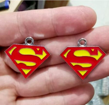 MOVIES SUPERMAN SIGN SYMBOL HERO COMIC pendant charm German Silver 22" Necklace