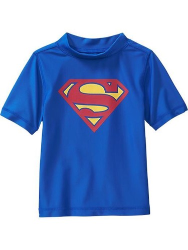 Tronchetti corti da bagno Batman Superman Captain nuovi con etichette Old Navy Superheroes - Foto 5 di 13