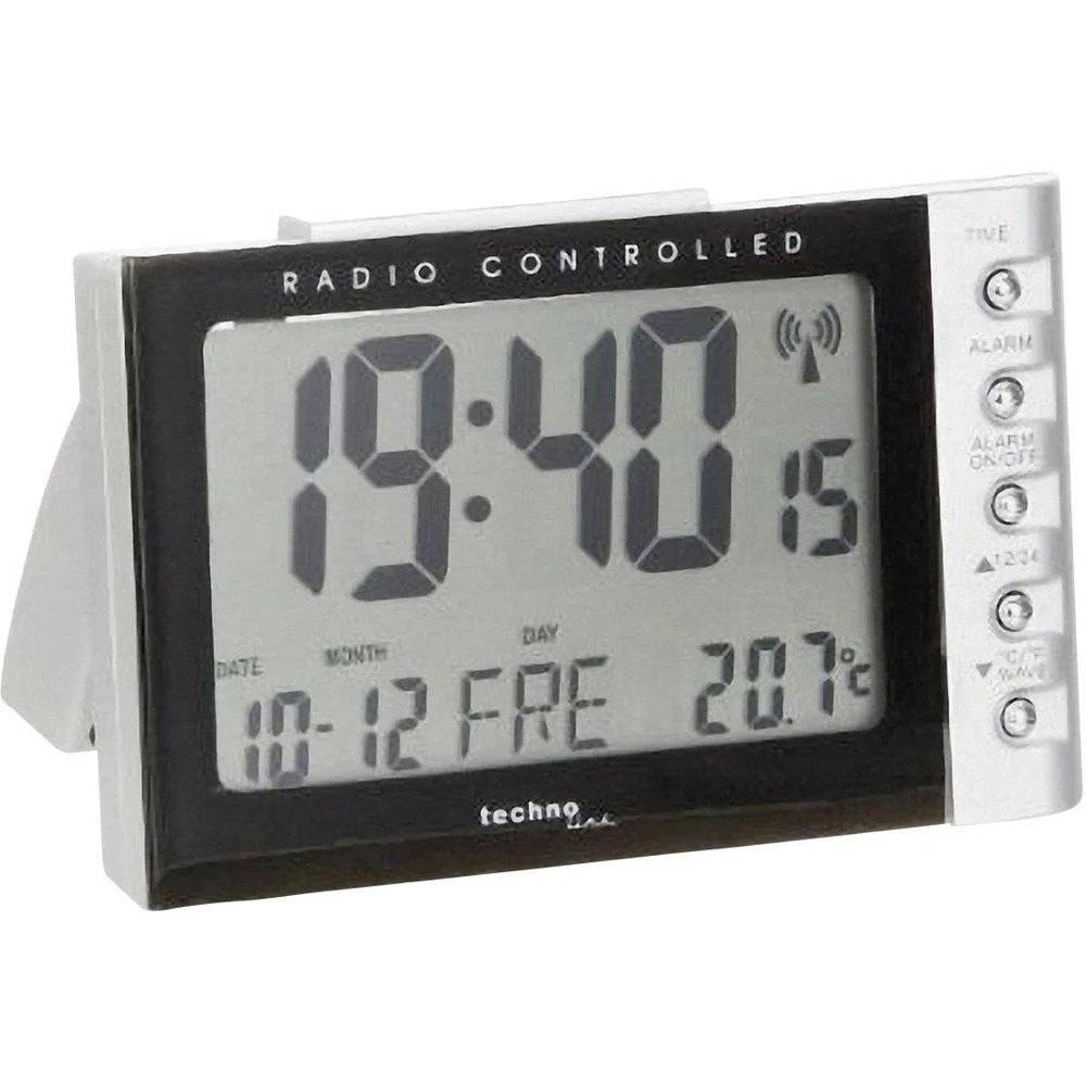 Réveil radiopiloté automatique WT 188 Techno Line : fini les pannes d'heure