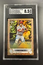 Lars Nootbaar RC Auto /25 2022 Topps Gilded Gold Etch ON CARD Auto SGC 8.5