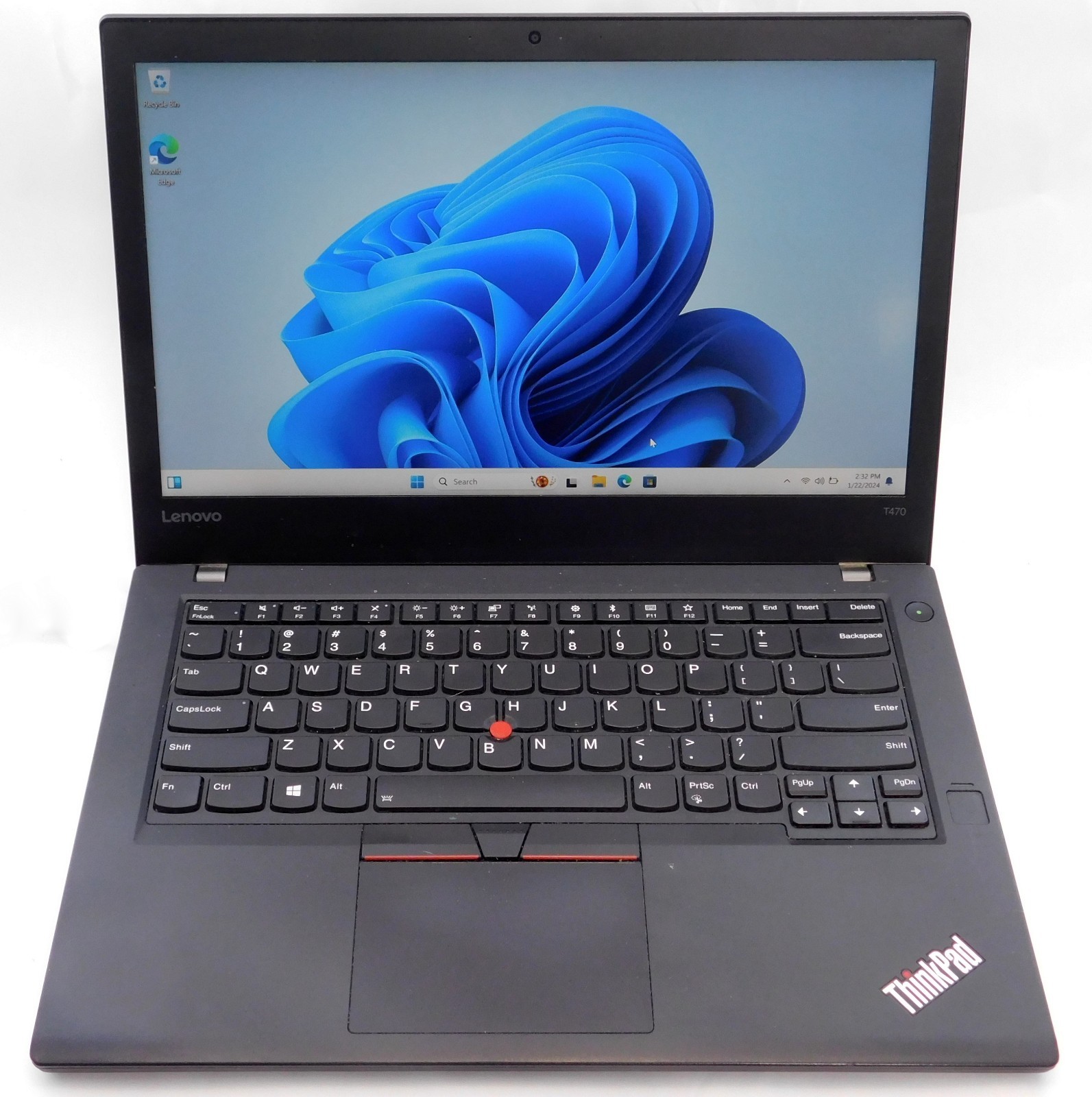 Lenovo ThinkPad T470, 14-Inch Laptop, with Intel Core i7 6th Gen., 256 GB NVMe (Non-Volatile Memory Express), Windows 11 Pro