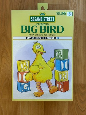 NECA Sesame Street Presents 11'' Big Bird Ultimate Action FIgure Feature Letter B