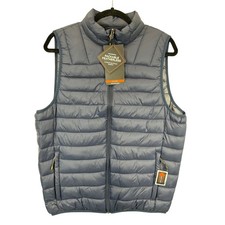 Hawke & Co Puffer Vest Mens M Blue Packable F...