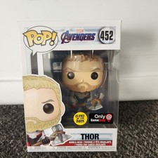 Funko Pop! Avengers Endgame Thor Glow in The Dark Gamestop Exclusive #452
