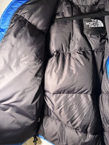 The North Face Men’s 1996 Retro Nuptse 700 Down Puffer Jacket Blue Black L image 4