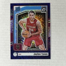 2024-25 Panini Donruss Optic - Jaylon Tyson (RC) Rated Rookie Purple Shimmer