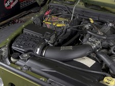 Afe Cold Air Intake For 2007-2011 Non-us Jeep Wrangler Jk 3.8l W Mechanical Fan