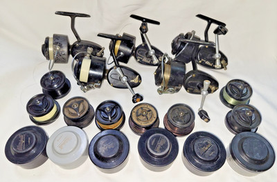 MITCHELL 300 LOVERS LOT 5 Spinning Reels and 12 Spools NEED TLC REPAIR CLEANING