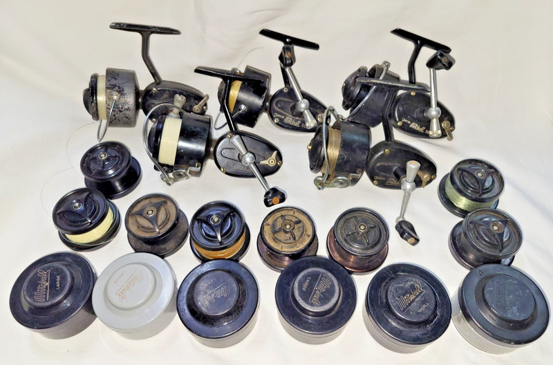 MITCHELL 300 LOVERS LOT 5 Spinning Reels and 12 Spools NEED TLC REPAIR CLEANING