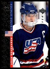 1995-96 Be a Player Autographs World Class AU Adam Deadmarsh Auto USA #S186