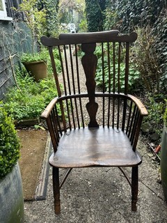 Rare 18th Century Stick Back Chair