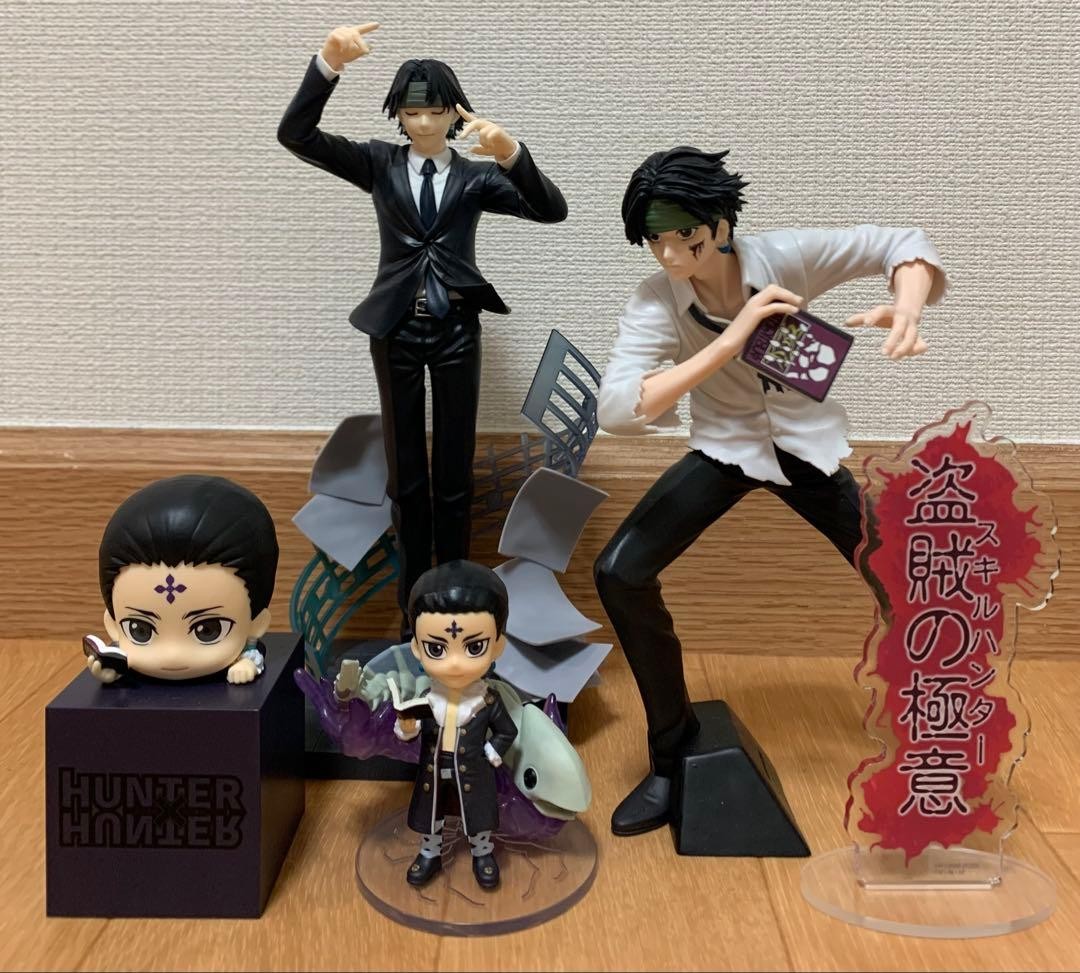 Lote de figuras Hunter X Hunter Chrollo Lucifer juego de exhibición...