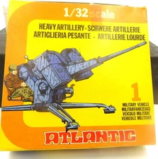 Atlantic 1/32 Scale Heavy Artillery with Box