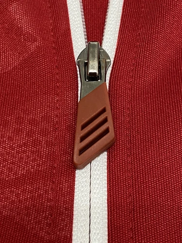 ADIDAS FULL ZIP-UP IU INDIANA HOOSIERS RED/WHITE POLYESTER JACKET WOMEN'S SMALL - Picture 8 of 14
