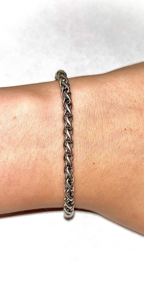 Pulsera Cadena Trigo David Yurman 7.5 Longitud Excelente Estado Foto 3 de 4