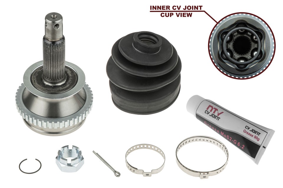 Fits NTY NPZ-HY-535 OUTER CV JOINT