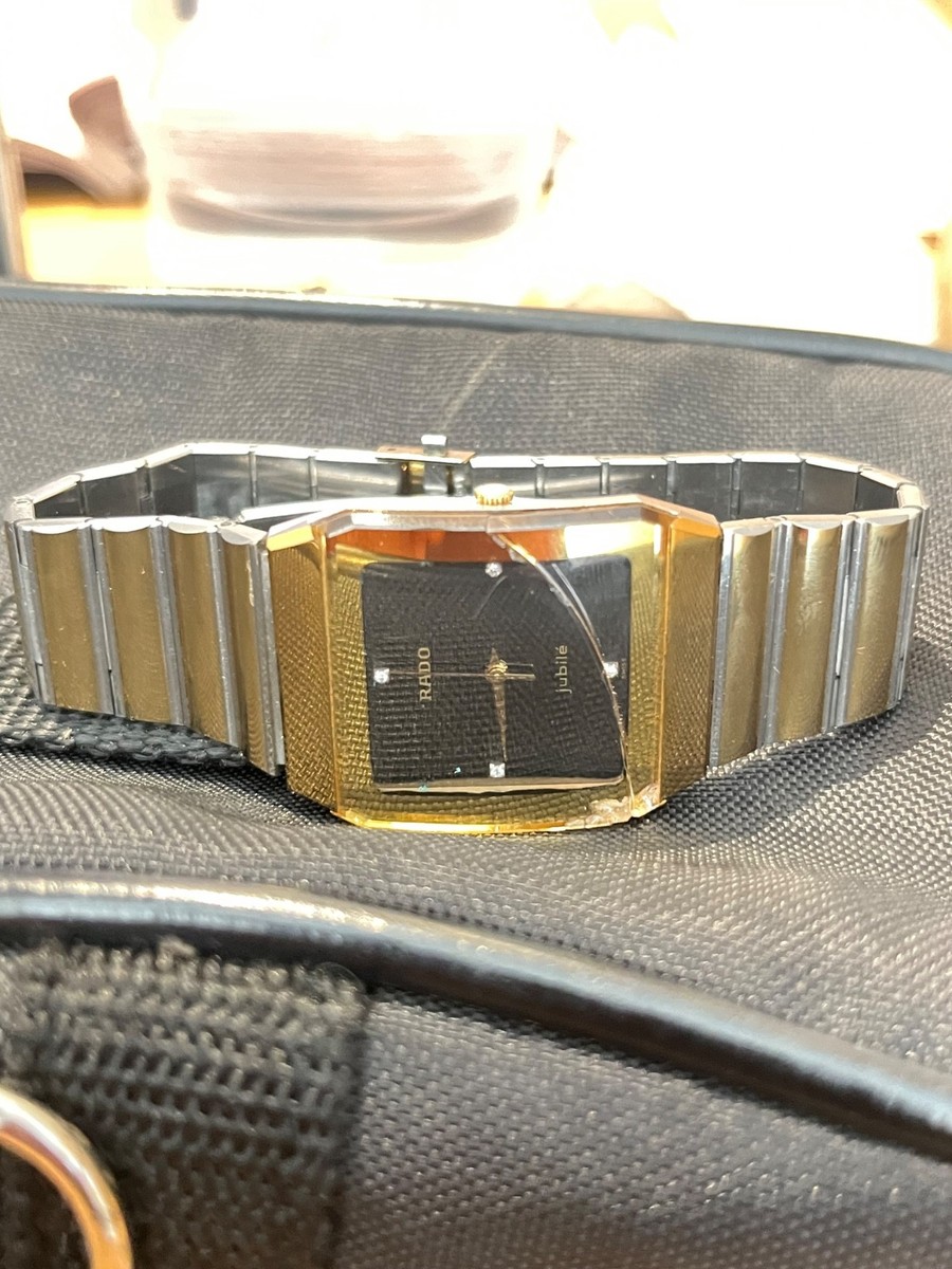RADO Jubile Men's Watch – Authentic – Works – Cracked Crystal