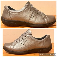 Hotter Fearne II Shoes. Size 8 Women’s NEW £80 Shop Price Metallic Casual