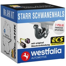 Für Suzuki Swace ab 20 Westfalia Anhängerkupplung starr mit 7polig spezi. E-Satz