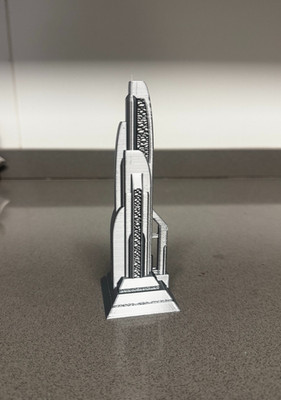Coruscant Building Star Wars PLA 3D Printed Galactic City