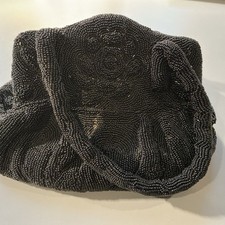 K G Charlet Vintage Glass Seed Beaded Evening Bag. Circa 1950s Paris