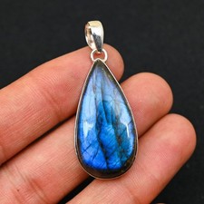 Labradorite Gemstone 925 Sterling Silver Hand...