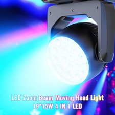 UKING 285W 4IN1 Beam Zoom Wash RGBW LED Moving Head Light DMX Disco Party Club
