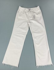 NWT Grey Bandit Risen White Flare Jeans Size 30
