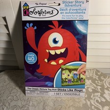 TOY COLORFORMS STICKERS Monsters Halloween ORIGINAL 2019 Stick Like Magic