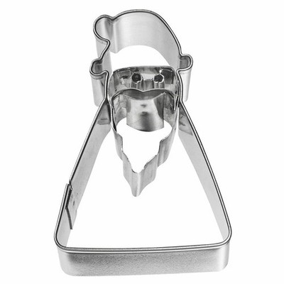 Birkmann Aussstechform Weihnachtsmann Geometrisch Ausstecher Edelstahl 6.3 cm