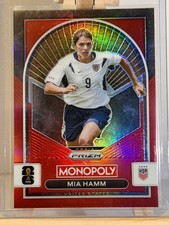2026 Panini Prizm Monopoly World Cup 26 Mia Hamm Red Prizm 