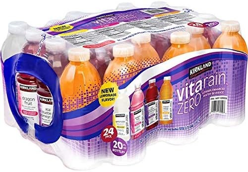 Kirkland Signature Vita Rain Zero Variety: Agua mejorada con vitaminas (20 oz, 24 quilates) - Imagen 2 de 5