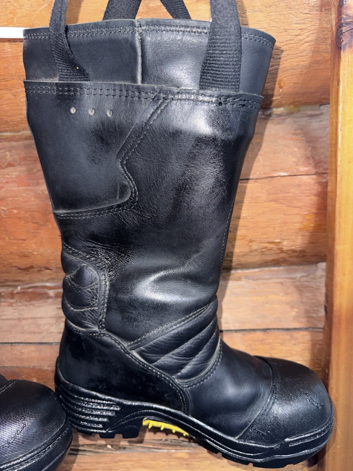 Globe Shadow 14" Pull-On Structural Fire Boot Sz … - image 3